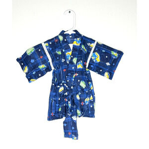 Sanrio Original Kimono Yukata Robe 2PC Set Kids Car Art Japan Blue Pants WrapNew